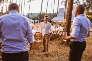 Moment z wesela w stylu Slow Wedding